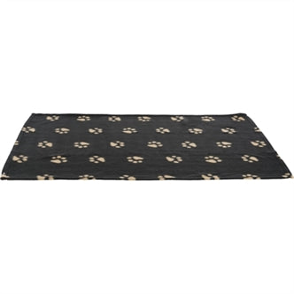 TRIXIE BEANY FLEECE HONDENDEKEN ZWART 100X70CM
