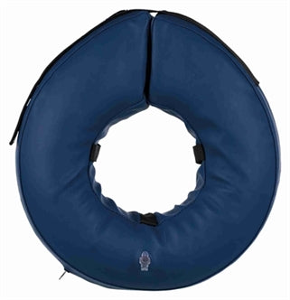 TRIXIE BESCHERMKRAAG OPBLAASBAAR BLAUW M-L 45-57X11 CM