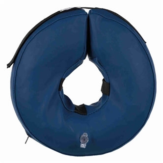 TRIXIE BESCHERMKRAAG OPBLAASBAAR BLAUW S 24-31X9,5 CM
