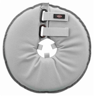 TRIXIE BESCHERMKRAAG SCHUIMRUBBER GRIJS XS 23-27X13 CM