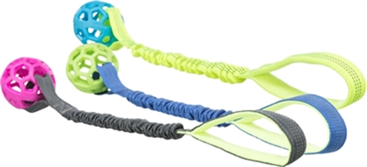 TRIXIE BUNGEE TUGGER MET BAL ASSORTI 9X9X48 CM