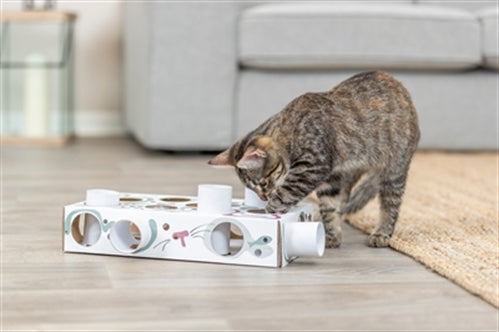 TRIXIE CAT ACTIVITY PAWS'N'TREATS BOX KARTON 35X20X7 CM