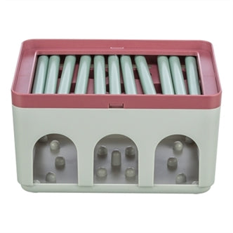 TRIXIE CAT ACTIVITY ROD BOX WIT / BORDEAUX 20X16X12 CM