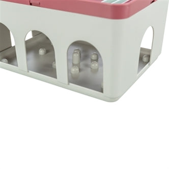 TRIXIE CAT ACTIVITY ROD BOX WIT / BORDEAUX 20X16X12 CM