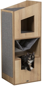 TRIXIE CITYSTYLE CAT TOWER BRUIN / GRIJS 105 CM