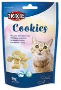 TRIXIE COOKIES MET ZALM EN CATNIP 50 GR