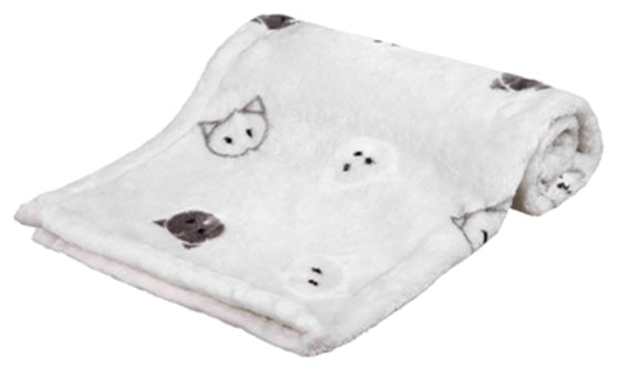 TRIXIE DEKEN MIMI SOFTPLUCHE LICHTGRIJS 70X50X3 CM