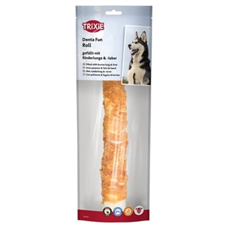 TRIXIE DENTA FUN FILLED CHICKEN CHEWING ROLL 28 CM 150 GR