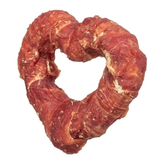 TRIXIE DENTA FUN HEART MET EENDENBORST 10 CM 70 GR 50 ST