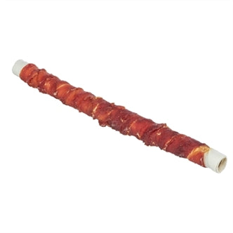 TRIXIE DENTA FUN STICK MET EEND EN KIPPENLEVER 28 CM 40 ST