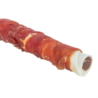 TRIXIE DENTA FUN STICK MET EEND EN KIPPENLEVER 28 CM 40 ST