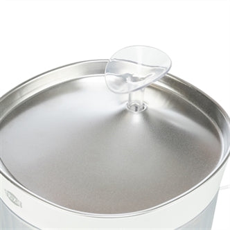 TRIXIE DRINKFONTEIN AQUA CLEAR KUNSTSTOF / RVS WIT 18X18X16 CM