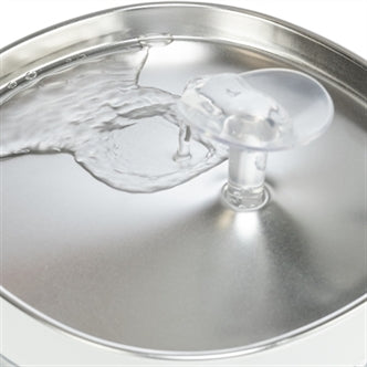 TRIXIE DRINKFONTEIN AQUA CLEAR KUNSTSTOF / RVS WIT 18X18X16 CM