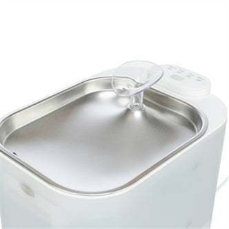 TRIXIE DRINKFONTEIN AQUA SQUARE KUNSTSTOF / RVS WIT 23,5X16X15,5 CM