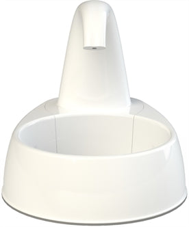 TRIXIE DRINKFONTEIN CURVED STREAM KUNSTSTOF WIT 25X35X24,5 CM 2,6 LTR