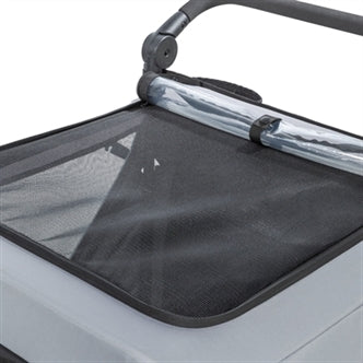 TRIXIE FIETSKAR OPVOUWBAAR SNELVOUW FUNCTIE TOT 45KG GRIJS XL 87,5X93/150X97 CM
