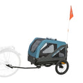 TRIXIE FIETSKAR TOT 45 KG BLAUW / GRIJS L 81X112/155X112 CM