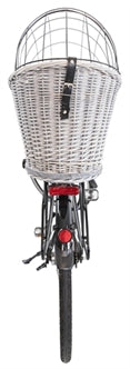 TRIXIE FIETSMAND BAGAGEDRAGER MET ROOSTER GRIJS 55X35X49 CM
