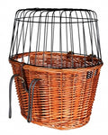 TRIXIE FIETSMAND MET DRAADKOEPEL VOOROP NATUREL 44X48X33 CM