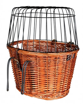 TRIXIE FIETSMAND MET DRAADKOEPEL VOOROP NATUREL 44X48X33 CM
