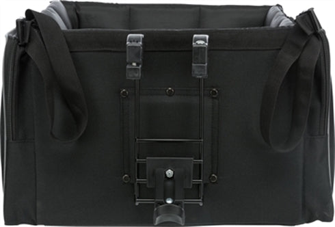 TRIXIE FIETSMAND VOOR AAN STUUR NYLON ZWART / GRIJS 41X26X26 CM