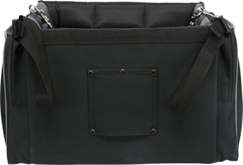 TRIXIE FIETSMAND VOOR AAN STUUR NYLON ZWART / GRIJS 41X26X26 CM