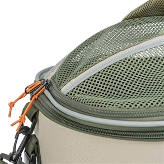 TRIXIE FIETSMAND VOOR BAGAGEDRAGER POLYESTER OLIJFGROEN / BEIGE 46X33X40 CM