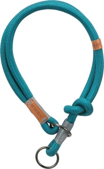 TRIXIE HALSBAND HOND BE NORDIC HALFSLIP PETROL / LICHTGRIJS 55X1,3 CM
