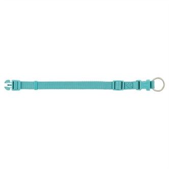 TRIXIE HALSBAND HOND PREMIUM AQUA BLAUW 22-35X1 CM