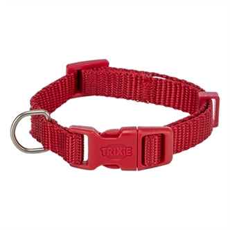 TRIXIE HALSBAND HOND PREMIUM ROOD 22-35X1 CM