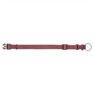 TRIXIE HALSBAND HOND PREMIUM SANGRIA ROOD 25-40X1 CM