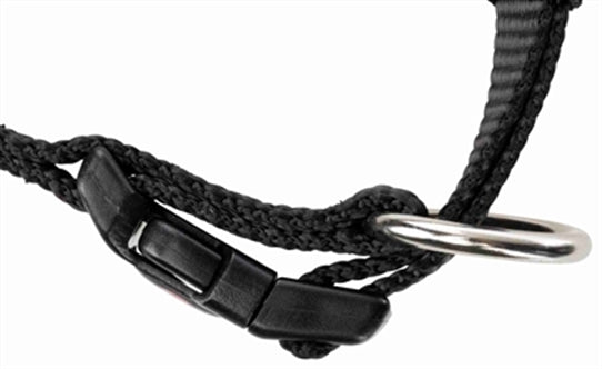 TRIXIE HALSBAND HOND PREMIUM ZWART 25-40X1,5 CM