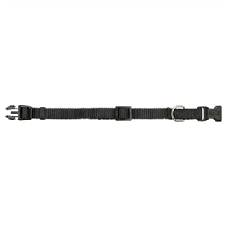 TRIXIE HALSBAND HOND PREMIUM ZWART 40-65X2,5 CM