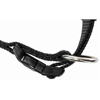 TRIXIE HALSBAND HOND PREMIUM ZWART 40-65X2,5 CM