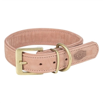 TRIXIE HALSBAND HOND PURE LEER ROZE XS 25-31X2,5 CM