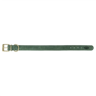 TRIXIE HALSBAND HOND PURE LEER SALIEGROEN M 36-43X3 CM