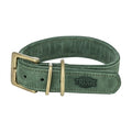 TRIXIE HALSBAND HOND PURE LEER SALIEGROEN M 36-43X3 CM