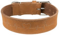 TRIXIE HALSBAND HOND RUSTIC VETLEER HEARTBEAT BRUIN 47-55X4 CM