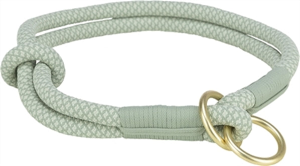 TRIXIE HALSBAND HOND SOFT HALF-SLIP SALIEGROEN / MINT 40X1 CM