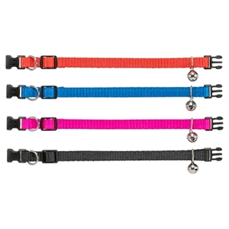 TRIXIE HALSBAND KAT NYLON ASSORTI