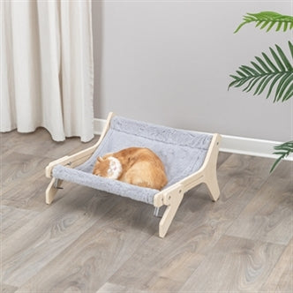 TRIXIE HANGMAT HOUT ONBEHANDELD GRIJS 47X24X38 CM