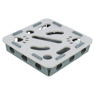 TRIXIE HOLE'N'ROLL BOX VILT GRIJS 30X30X7,5 CM
