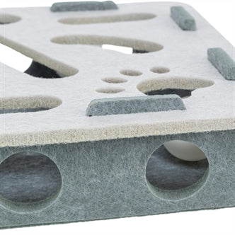 TRIXIE HOLE'N'ROLL BOX VILT GRIJS 30X30X7,5 CM