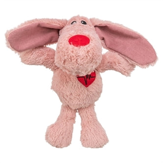 TRIXIE HOND HART PLUCHE ROZE 28 CM