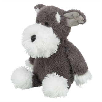 TRIXIE HOND MET SNOR PLUCHE GRIJS 38 CM