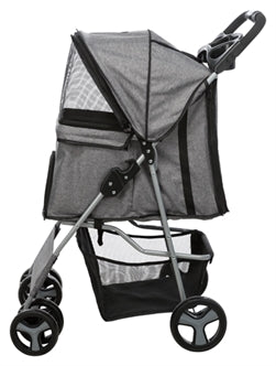 TRIXIE HONDENBUGGY GRIJS 47X80X100 CM TOT 15 KG