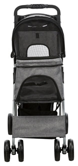 TRIXIE HONDENBUGGY GRIJS 47X80X100 CM TOT 15 KG