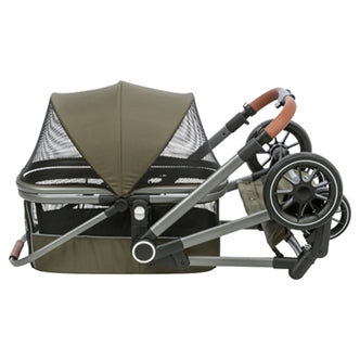 TRIXIE HONDENBUGGY MAXIMAAL 22 KG OLIJFGROEN 56X100X101 CM