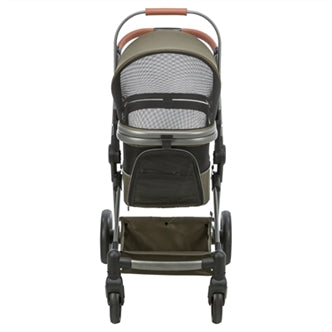 TRIXIE HONDENBUGGY MAXIMAAL 22 KG OLIJFGROEN 56X100X101 CM