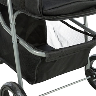 TRIXIE HONDENBUGGY ZWART 80X47X100 CM